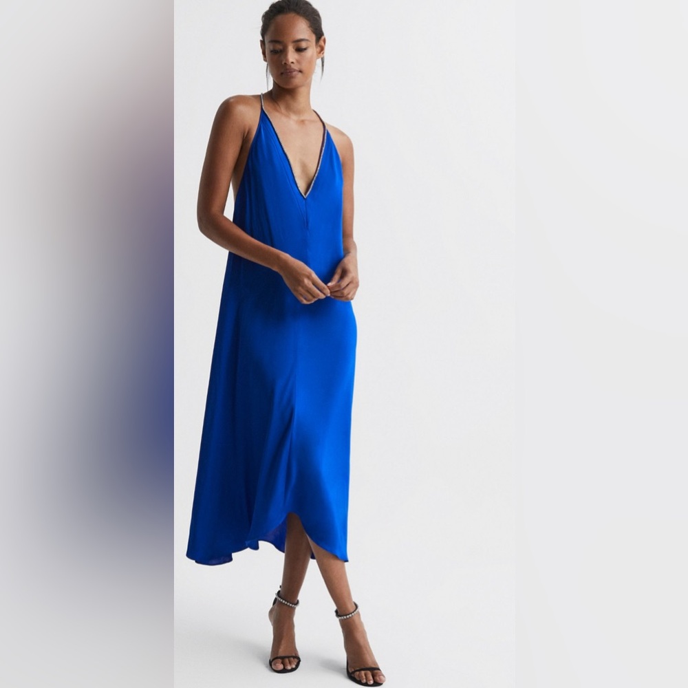 Embellished strap dress (Evening wear)